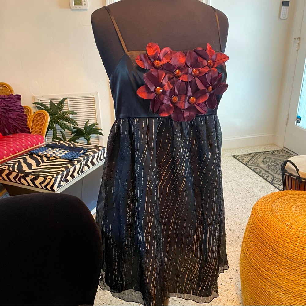 Anthropologie Burlapp Holiday Party Dress! Stunning dress with spaghetti straps
